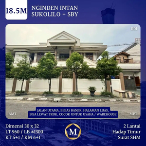 RUMAH NGINDEN INTAN SURABAYA DKT TENGGILIS MANYAR MERR NGANGEL SHM