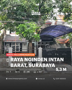 rumah raya nginden intan bersih terawat lokasi strategis