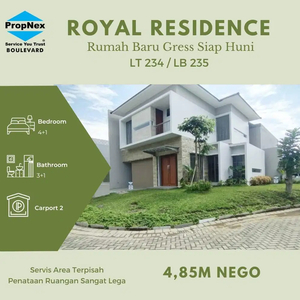 Rumah Royal Residence New Modern Minimalis Hook Harga Ok Nego