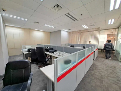 Sewa Kantor Full Furnish 334 m2 di Equity Tower SCBD, Hrg Nego