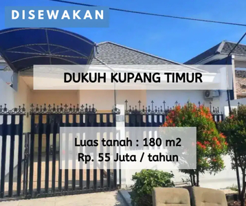 Siap Huni ‼️ Disewakan Rumah Dukuh Kupang Timur Dekat Ciputra World