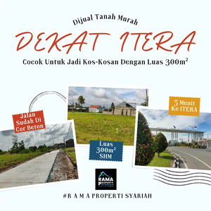 TANAH DEKAT TOL ITERA DAN PINGGIR JALAN SUKARAME KORPRI JUAL MURAH