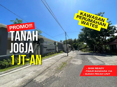 Tanah Dijual Jogja 1 Jt-an, Area Wates Kota, Mangku Jalan Aspal