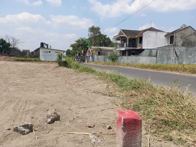 Tanah Murah Jogja dekat kampus dijual cepat, SHM P unit akses papasan