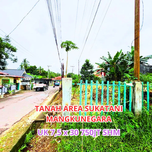 Tanah Pinggir Jalan Mangkunegara Sukatani Palembang