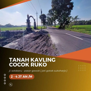 tanah untuk investasi ruko atau rumah mewah pinggir jalan raya