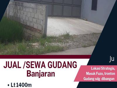 Jual Gudang Baru Banjaran Masuk Tronton Gudang di Banjaran bandung, Banjaran 1300 m²