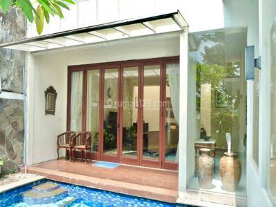 Minimalis Modern House 4br With Private In Compound Pool Owjd