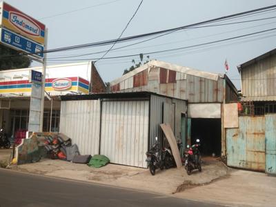Dijual Lahan beserta Gudang pinggir Jalan Raya Cikunir Bekasi