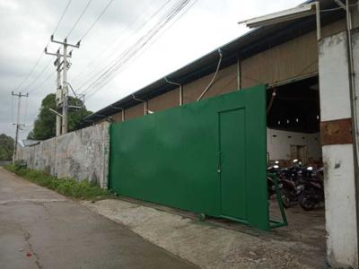 Gudang ex pabrik plastik di Jl. Raya Pisangan Tambun Bekasi Jawa Barat