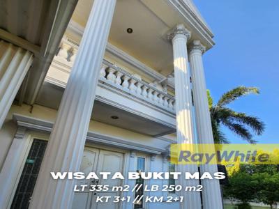Murah Luas 330m2 cuma 4Man Rumah Wisata Bukit Mas Surabaya Barat