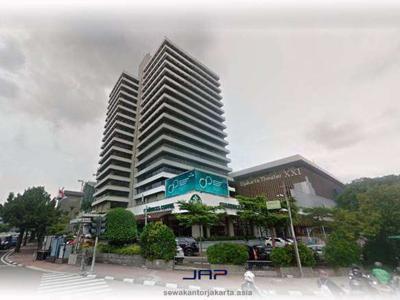 Sewa Kantor Menara Cakrawala Luas 118 m2 Partisi Thamrin Jakarta Pusat