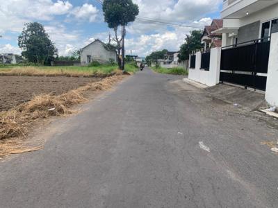 Tanah Murah Area Kalasan Purwomartani Tepi Jalan Aspal