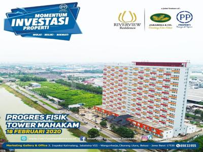 Apartment RIVERVIEW SIAP HUNI cicilan 1 jtan