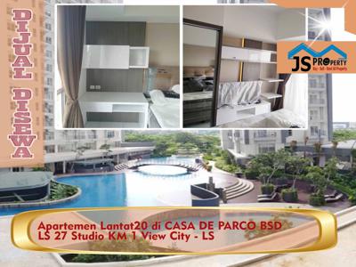 DIJUAL Apartemen Lantat20 di CASA DE PARCO BSD Tangerang - LS