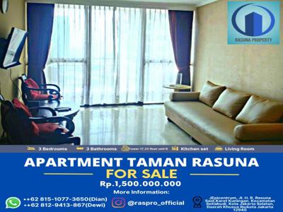DIJUAL CEPAT| Apartemen Taman Rasuna|3 br |Full Furnished