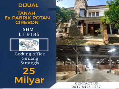 Dijual gudang ex pabrik rotan di cirebon