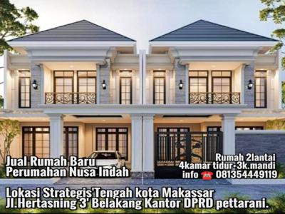 jual rumah baru dekat perttarani Makassar