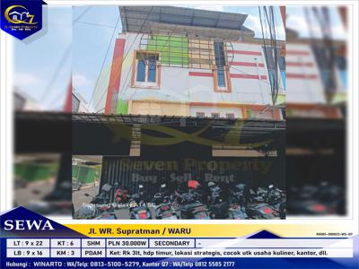 RUKO DISEWA LOKASI STRATEGIS COCOK UNTUK USAHA DI PONTIANAK