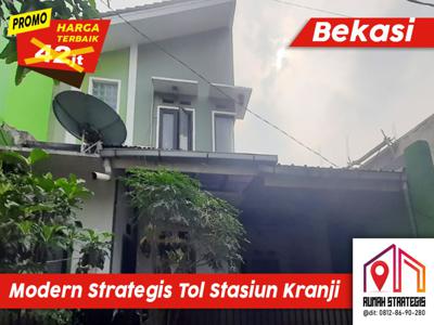 Sewa Strategis Perum 1 Bekasi Barat dkt Stasiun Kranji Tol LRT Jakarta