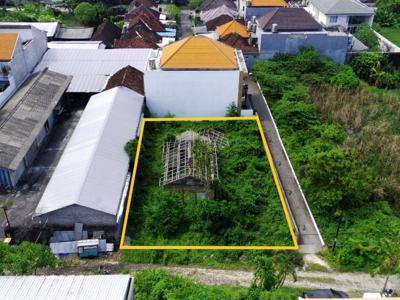 Tanah Premium 460 m2 prasada kerobokan Teuku umar hrg 7 jt/m2