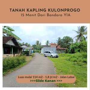 Dijual Tanah Strategis Murah di Kulonprogo Dekat Bandara YIA, 1 jtan/m