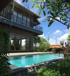 Dijual villa mewah full view sawah lokasi ubud Gianyar Bali