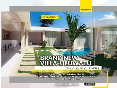 Lease hold Brand new Villa in Uluwatu. Jimbaran