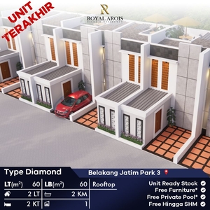 Rumah Villa 2 Lantai Ready Stock di Kota Batu