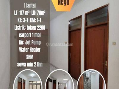 Sewa Rumah Bagus SHM di Cimahi, Bandung Min 2tahun