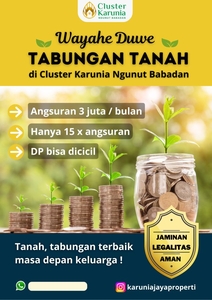 Tanah dijual di Ponorogo - Promo cicilan 3 juta