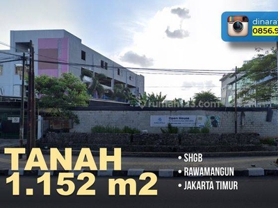 Tanah di Jalan Sunan Giri Rawamangun, Jakarta Timur HGB 1.152 m²