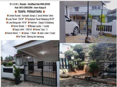 Dijual cepat, Rumah Seroja Harapan Jaya di Kota Bekasi