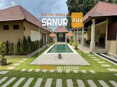 SANUR | Luxury Villa Mewah Taman Luas Tanah 750m2 Big Garden | BALI