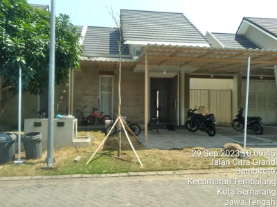 Di kontrakan, rumah siap huni di perumahan citragrand Semarang