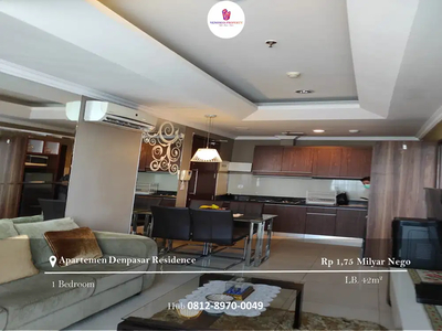 Dijual Apartement Denpasar Residence 1BR Furnished Middle Floor