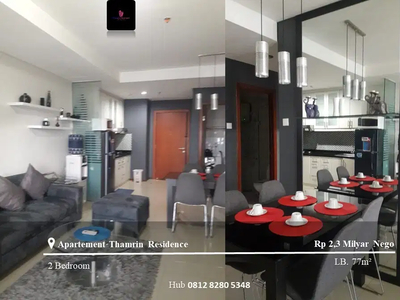 Dijual Apartement Thamrin Residence Low Floor 2BR Furnished View GI