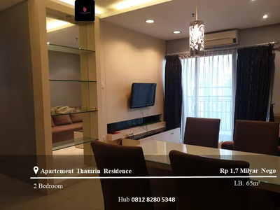 Dijual Apartement Thamrin Residence Middle Floor 2BR Full Furnished