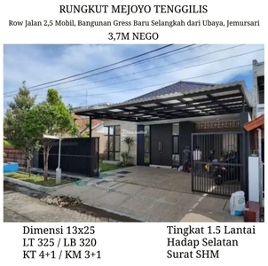 Dijual Rumah Baru LT325 LB320 Rungkut Mejoyo Tenggilis Harga Nego Lokasi Strategis - Surabaya