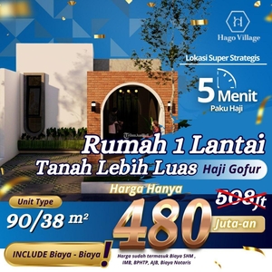 Dijual Rumah Smart Living Cash Only 486 Juta All In Luas 1 Lantai Tipe 38/90 2KT 1KM di Pakuhaji - Bandung Barat