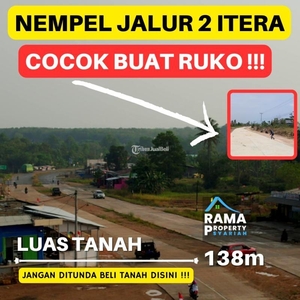 Dijual Tanah Pinggir Jalan Raya Murah Terusan Ryacudu Kampus Itera Lokasi Strategis - Bandar Lampung