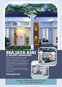 Eka Jaya Asri Rumah baru Medan Johor