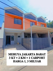 HARGA MURAH.Rumah baru di Meruya Jakarta Barat.Bisa Kpr DP rendah