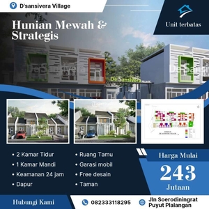 Jual Rumah Baru Free Desain di Perumahan Syariah Tanpa DP - Ponorogo