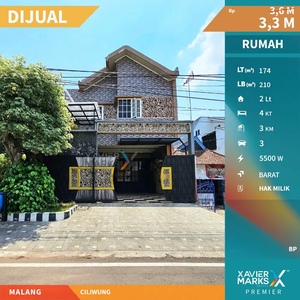 Lu1347 Dijual Rumah Modern Bagus di Daerah Ciliwung Blimbing Malang