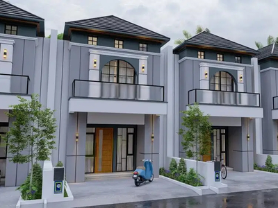 PROMO Rumah Villa 2 Lantai Modern Tengah Kota Dekat Kampus UB Malang