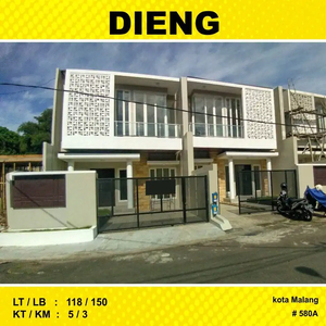Rumah Baru 2 Lantai Luas 118 di Dieng Langsep kota Malang _ 580A