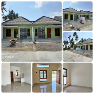 Rumah baru di Selomartani Kalasan masih ada sisa tanah