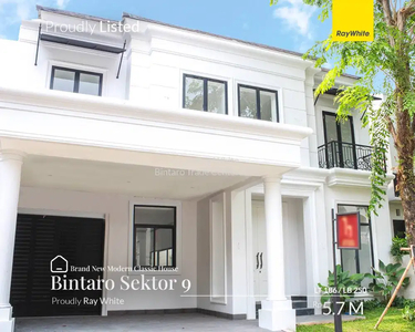 Rumah Brand New Dengan Pool Dalam Perumahan Puri Bintaro Sektor 9