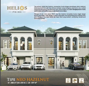 Rumah HELIOS PRIME - tipe Neohazelnut , Tipical Eropa